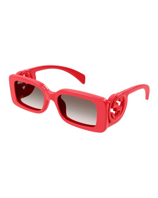 Gucci Gg1325S 005 Sunglasses Plastic Squared Shaded