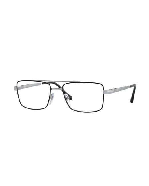 Sferoflex Black Sf2296 526 Optical Frames Metal Squared for men
