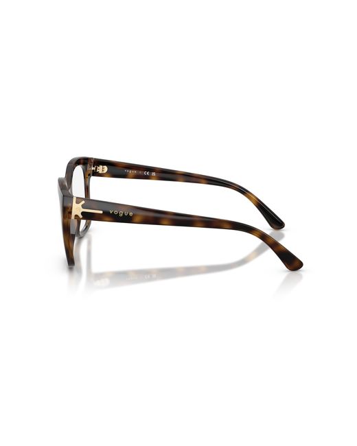 Vogue Eyewear Black Vo5691 W656 Optical Frames Nylon Transparent Squared Normal