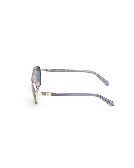 Guess Blue Gu00301 32V Sunglasses Metal Squared Normal for men