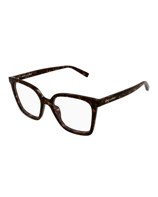 Saint Laurent Black Sl 910 002 Optical Frames Acetate Transparent Cat Eye