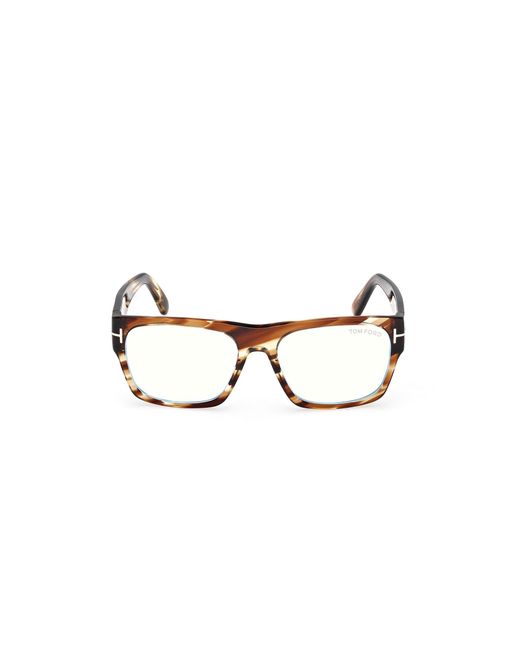 Tom Ford Black Ft6035-B 055 Optical Frames Acetate Squared Normal for men