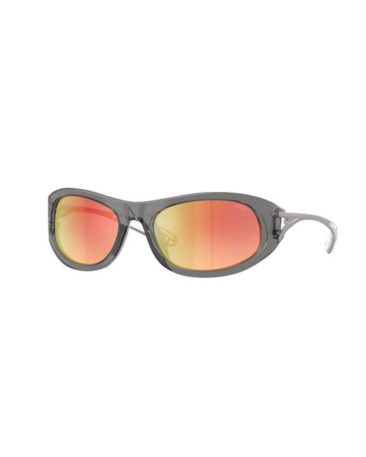 DIESEL Black Dl2007U 2027B6 Sunglasses Acetate Cat Eye Normal Mirror