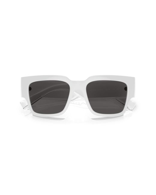 Dolce & Gabbana Black Dg6184 331287 Sunglasses Injected Squared Normal for men