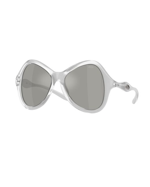 DIESEL Black Dl3010U 20296G Sunglasses Injected Cat Eye Normal