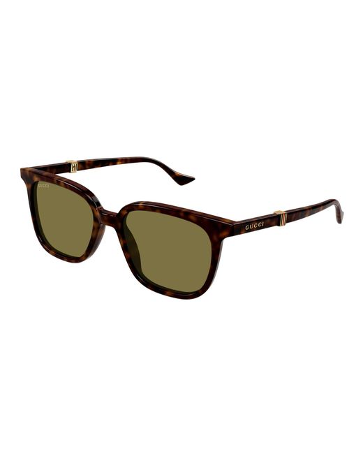 Gucci Black Gg1493S 002 Sunglasses Acetate Squared for men