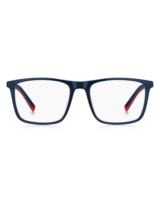 Tommy Hilfiger Black Th 2081 Pjp Optical Frames Acetate Squared for men