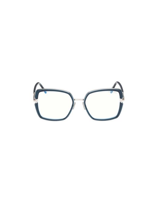 Tom Ford Black Ft5985-B 90 Optical Frames Injected Squared Normal