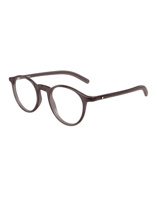 Montblanc Black Mb0329O 006 Optical Frames Acetate Transparent Round for men