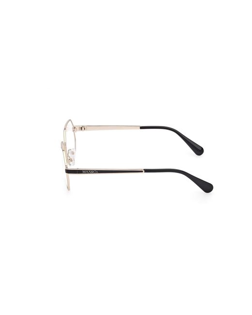 MAX&Co. Black Mo5163 032 Optical Frames Metal Geometric Normal