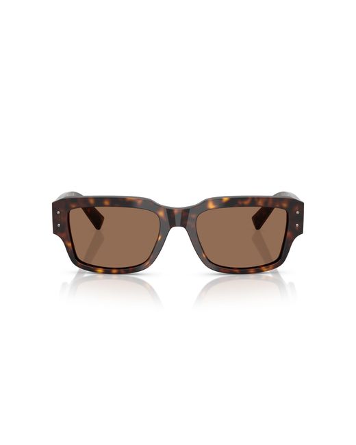 Dolce & Gabbana Black Dg4483 502/73 Sunglasses Acetate Squared Normal for men