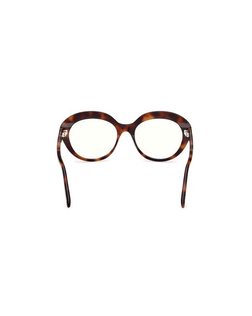 Tom Ford Black Ft6095-B 053 Optical Frames Acetate Round Normal