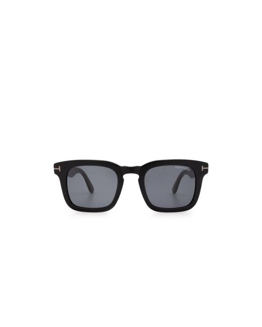 Tom Ford Black Ft0751-N Dax 01A Sunglasses Acetate Squared Normal for men