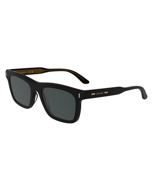Calvin Klein Black Ck25506S 001 Sunglasses Acetate Squared Normal for men