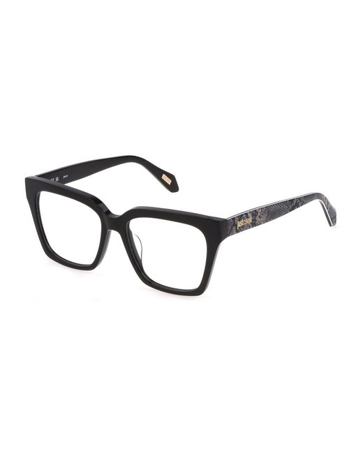 Just Cavalli Black Vjc002 700Y Optical Frames Acetate Squared