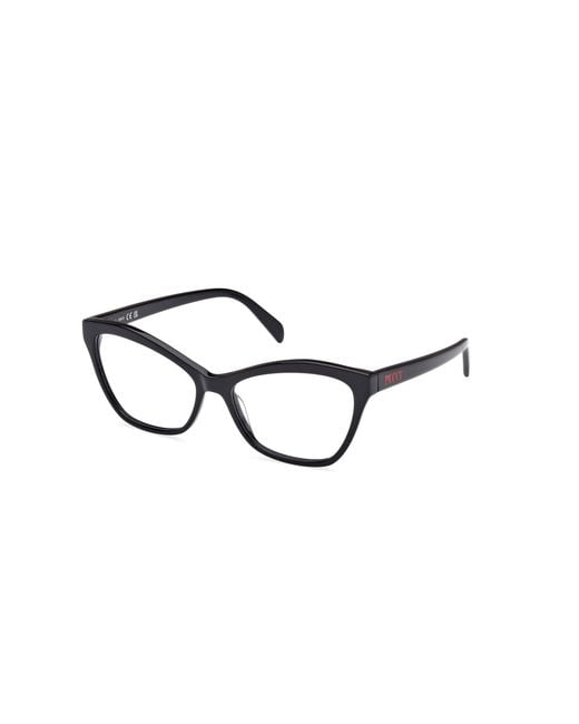 Emilio Pucci Black Ep5242 090 Optical Frames Acetate Squared Normal