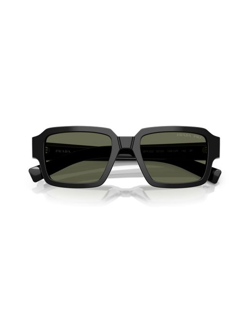 Prada Black Pr 02Zs 1Ab03R Sunglasses Acetate Squared Polarized for men