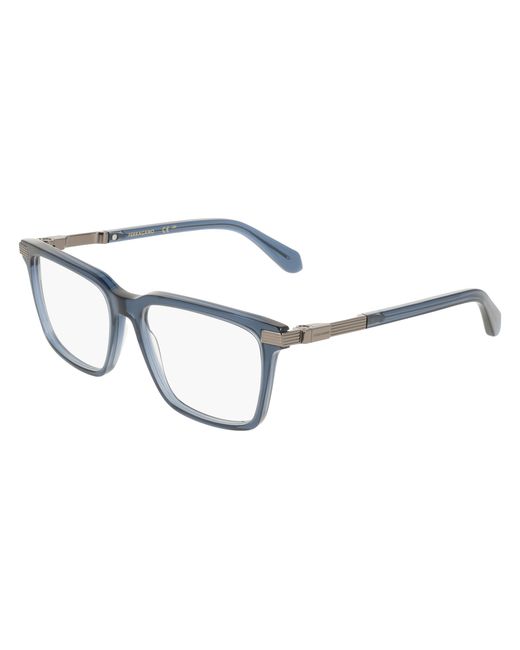 Ferragamo Black Sf3065 438 Optical Frames Acetate Squared Normal for men