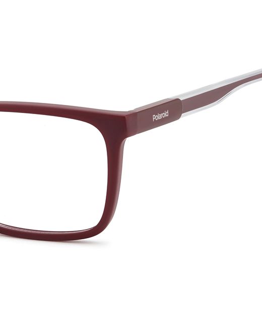 Polaroid Black Pld D620 0Z3 Optical Frames Eco-Polyamide Squared Normal for men