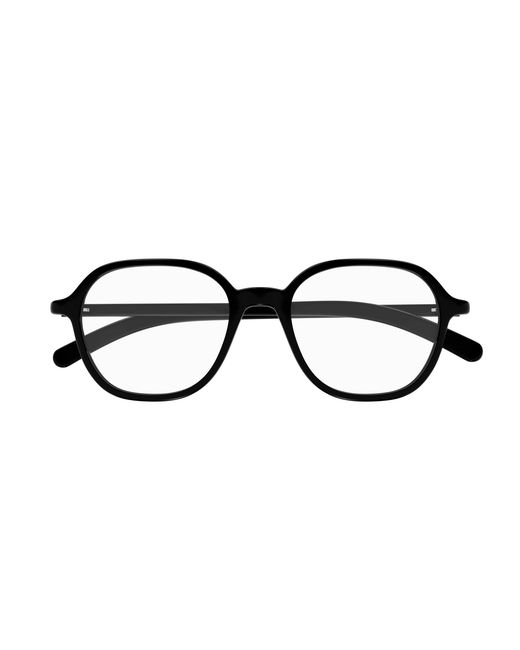Montblanc Black Mb0387O 001 Optical Frames Transparent Round for men