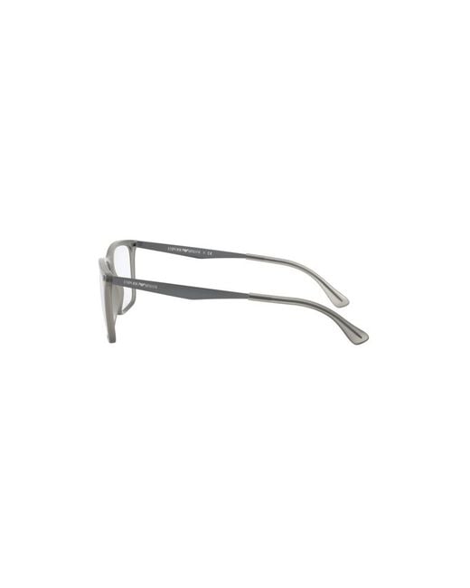 Emporio Armani Black Ea3169 5841 Optical Frames Plastic Squared for men