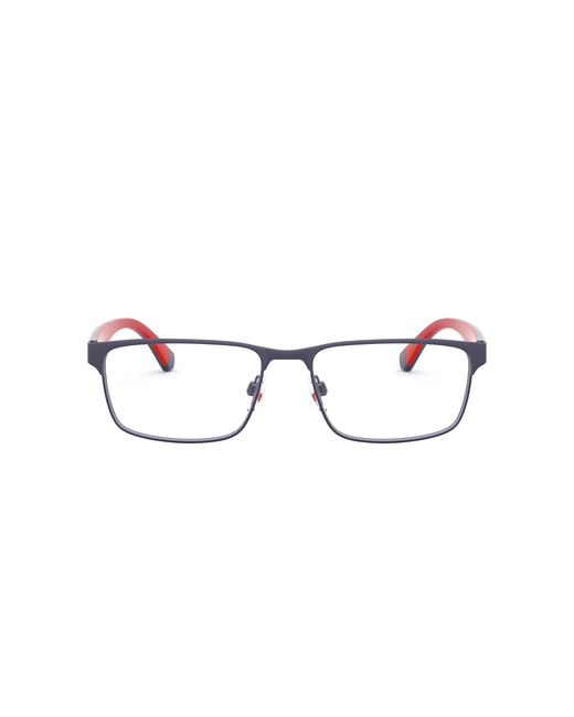 Emporio Armani Black Ea1105 3092 Optical Frames Metal Squared Normal for men