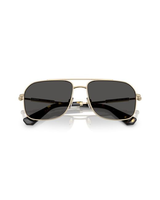 Burberry Black Be3159 110987 Sunglasses Metal Geometric Normal for men