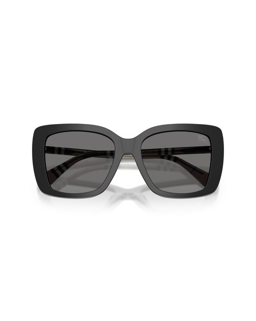 Burberry Black Be4456 416581 Sunglasses Acetate Squared Polarized