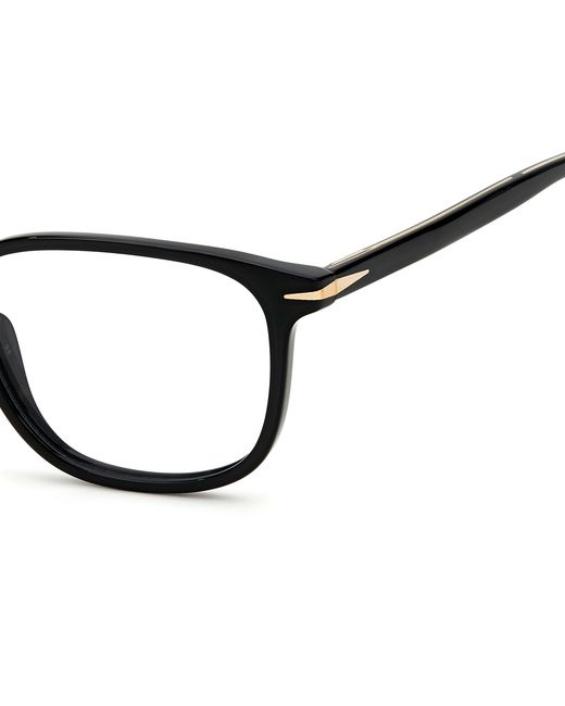 David Beckham Black Db 1017 807 Optical Frames Acetate Squared for men