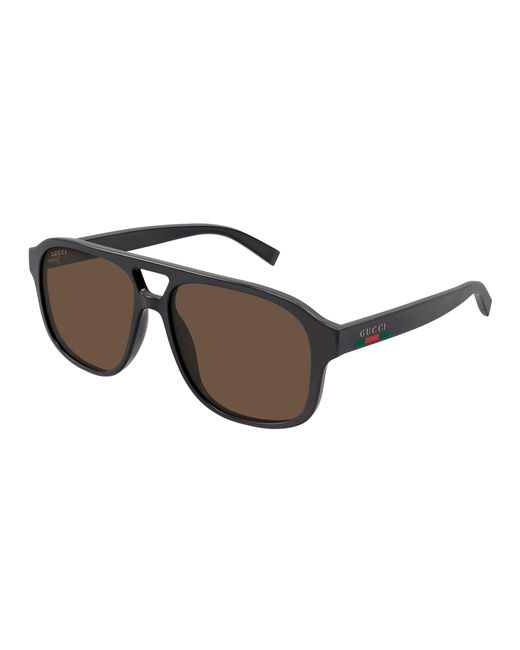 Gucci Black Gg1856S 003 Sunglasses Injected Pilot for men