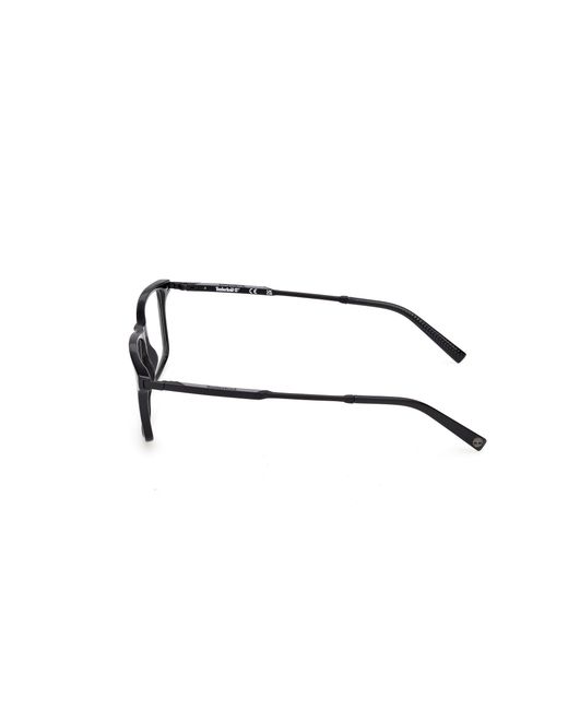 Timberland Black Tb50093 001 Optical Frames Injected Squared Normal for men