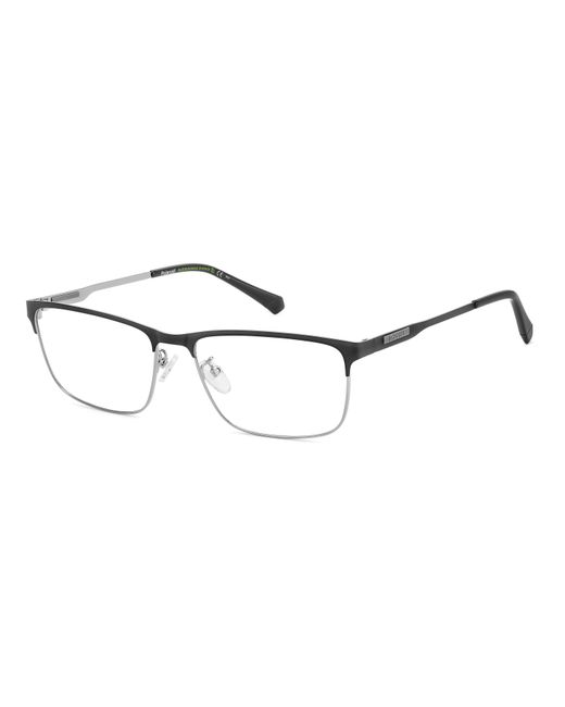 Polaroid Black Pld D495/G Ti7 Optical Frames Metal Squared for men
