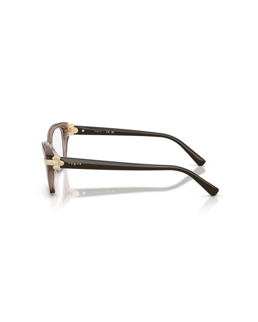 Vogue Eyewear Black Vo5704B 2940 Optical Frames Nylon Transparent Cat Eye Normal