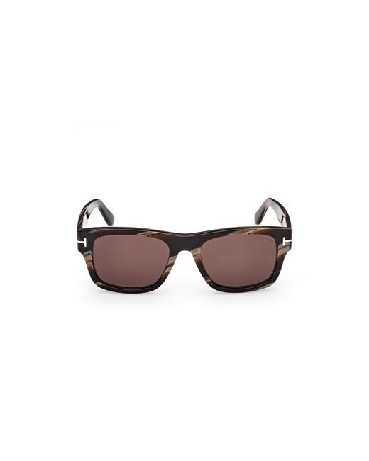 Tom Ford Black Ft1303 Smith-02 64E Sunglasses Acetate Squared Normal for men