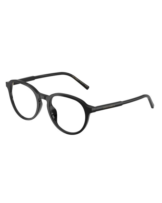 Dolce & Gabbana Black Dg3444 501 Optical Frames Acetate Transparent Pantos Normal for men