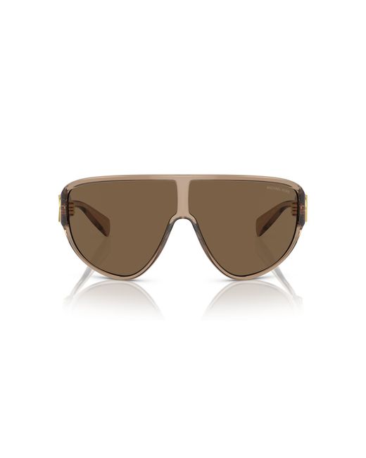 Michael Kors Black Mk2194 Empire Shield 393773 Sunglasses Injected Geometric Normal