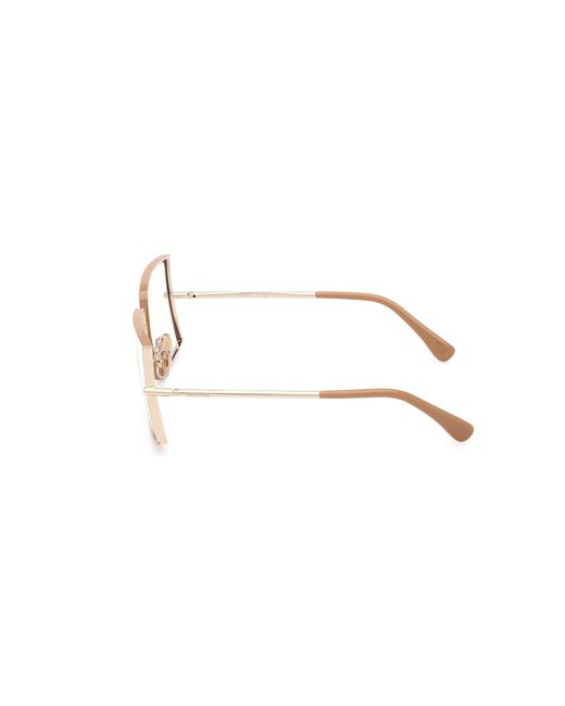 Max Mara Black Mm5156-B 047 Optical Frames Metal Squared Normal