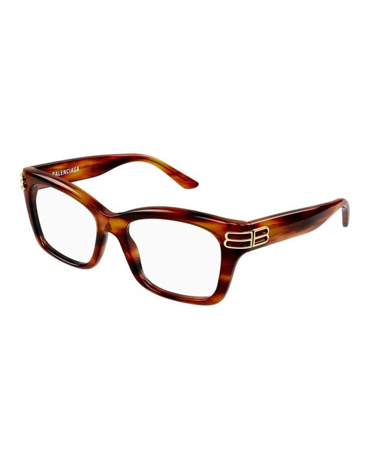 Balenciaga Black Bb0472O 005 Optical Frames Acetate Transparent Squared