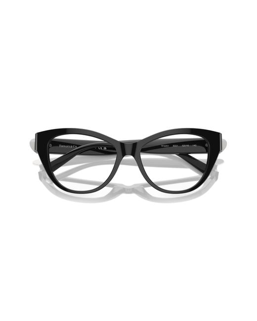 Tiffany & Co Black Tf2251 8001 Optical Frames Acetate Transparent Cat Eye Normal