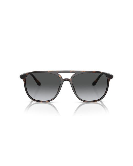 Giorgio Armani Black Ar8179 5026T3 Sunglasses Acetate Pilot Polarized Shaded for men