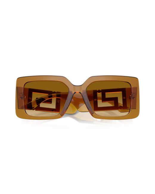 Versace Black Ve4505U 53422L Sunglasses Injected Squared Normal Nuanced