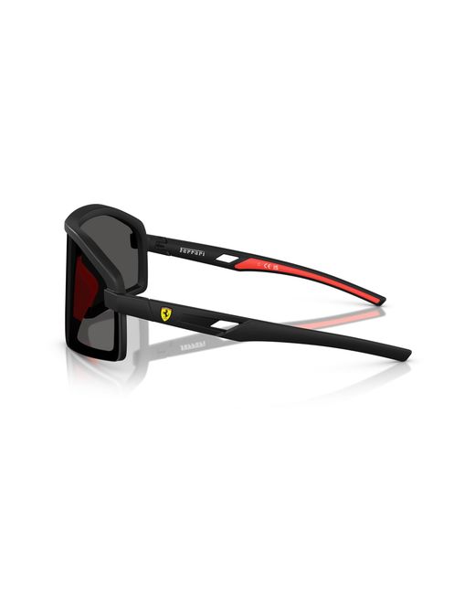 FERRARI SCUDERIA Black Fz6010U 504/87 Sunglasses Injected Geometric Normal for men