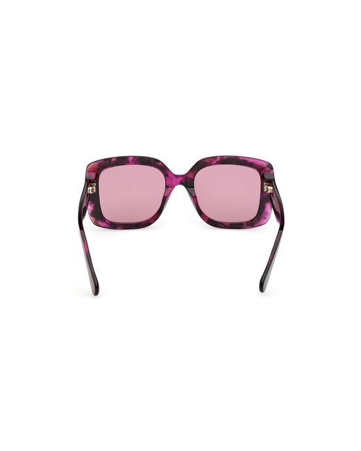 MAX&Co. Black Mo0153 55Y Sunglasses Acetate Squared Normal