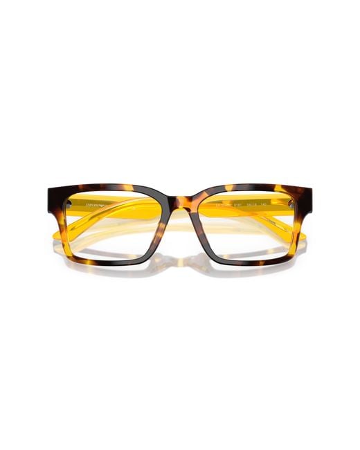 Emporio Armani Black Ea3245U 6181 Optical Frames Acetate Squared Normal