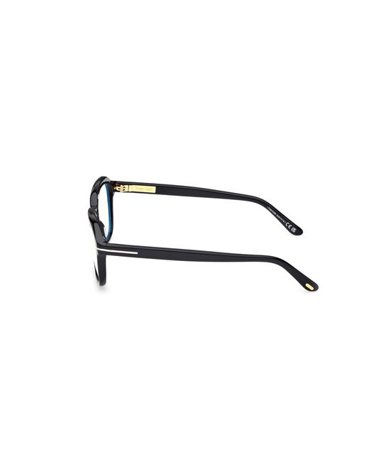 Tom Ford Black Ft6060-B 001 Optical Frames Acetate Squared Normal for men