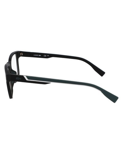 Lacoste Black L2965 002 Optical Frames Bio-Inject Squared Normal for men