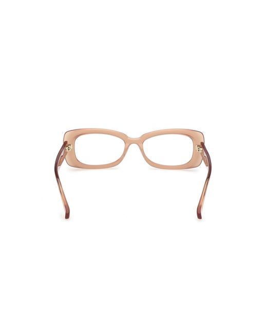 Max Mara Black Mm5233 045 Optical Frames Acetate Squared Normal