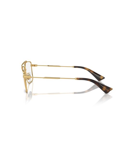 Dolce & Gabbana Black Dg1354 02 Optical Frames Metal Transparent Squared Normal for men