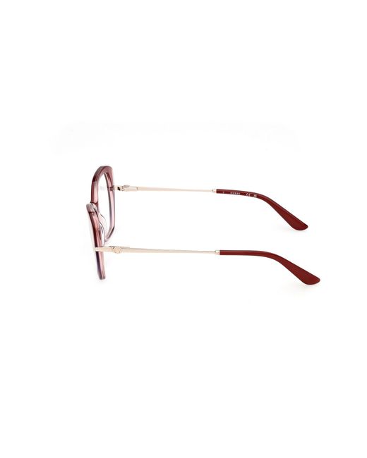 Guess Black Gu50183 074 Optical Frames Acetate Geometric Normal