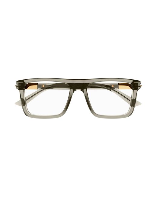 Gucci Black Gg1504O 008 Optical Frames Acetate Transparent Squared for men